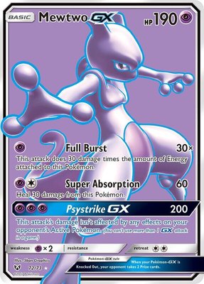 Mewtwo GX (Full Art), Shining Legends
