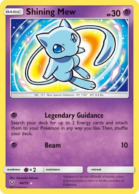 Shining Mew, Shining Legends
