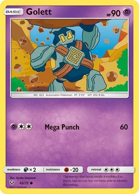 Golett, Shining Legends