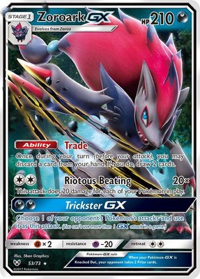Zoroark GX, Shining Legends