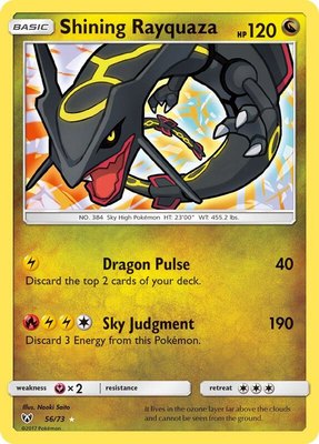 Shining Rayquaza, Shining Legends