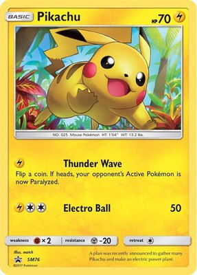 Pikachu, SM Promos