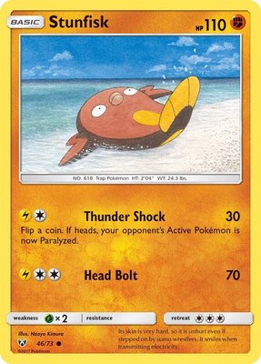 Stunfisk, Shining Legends