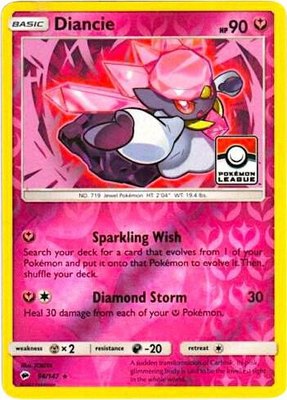 Diancie (Pokemon League), League & Championship Cards