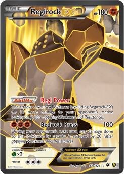 Regirock EX, Alternate Art Promos