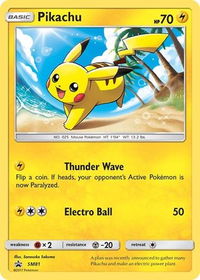 Pikachu, SM Promos
