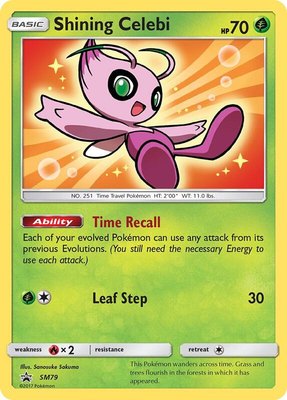 Shining Celebi, SM Promos