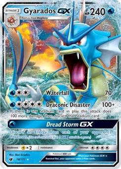 Gyarados GX, SM - Crimson Invasion