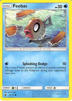 Feebas, SM - Crimson Invasion