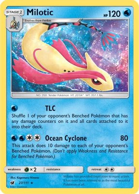 Milotic, SM - Crimson Invasion