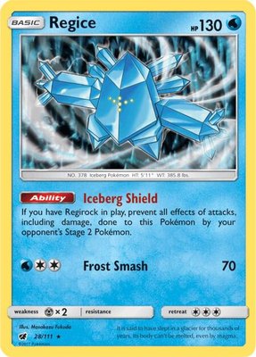 Regice, SM - Crimson Invasion