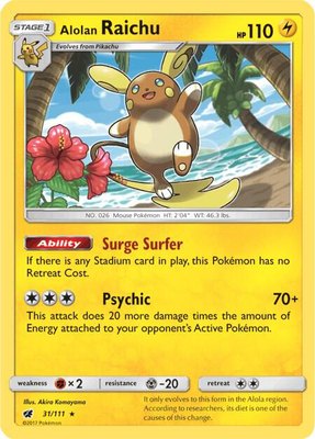 Alolan Raichu, SM - Crimson Invasion