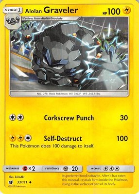 Alolan Graveler, SM - Crimson Invasion