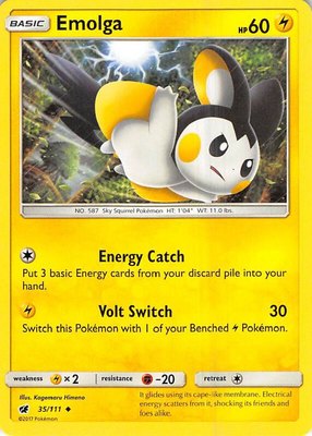 Emolga, SM - Crimson Invasion