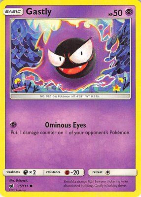 Gastly, SM - Crimson Invasion