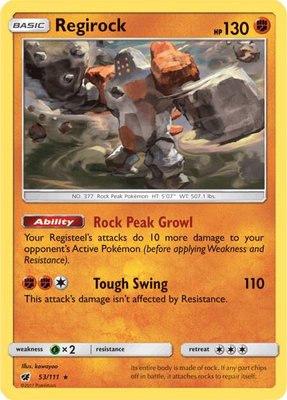 Regirock, SM - Crimson Invasion