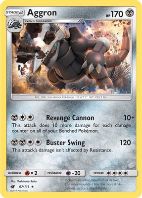 Aggron, SM - Crimson Invasion