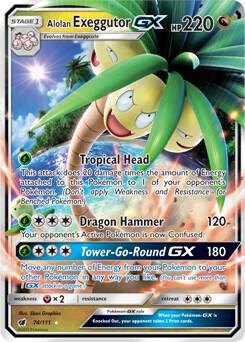 Alolan Exeggutor GX, SM - Crimson Invasion