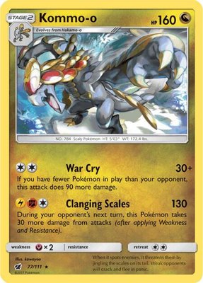 Kommo-o, SM - Crimson Invasion