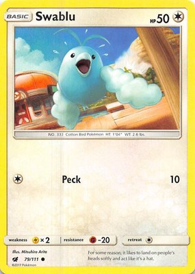 Swablu, SM - Crimson Invasion