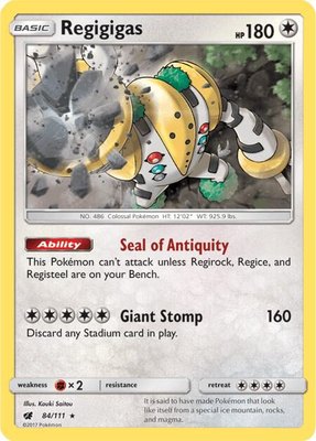 Regigigas, SM - Crimson Invasion