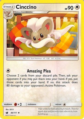 Cinccino, SM - Crimson Invasion