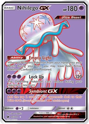 Nihilego GX (Full Art), SM - Crimson Invasion