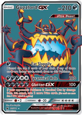 Guzzlord GX (Full Art), SM - Crimson Invasion