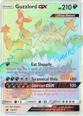 Guzzlord GX (Secret), SM - Crimson Invasion
