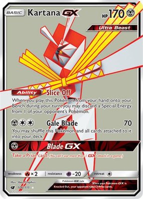 Kartana GX (Full Art), SM - Crimson Invasion