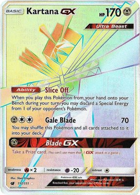 Kartana GX (Secret), SM - Crimson Invasion