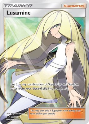 Lusamine (Full Art), SM - Crimson Invasion