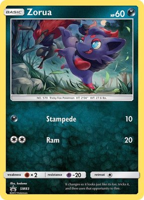 Zorua, SM Promos