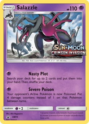 Salazzle (Prerelease) [Staff], SM Promos