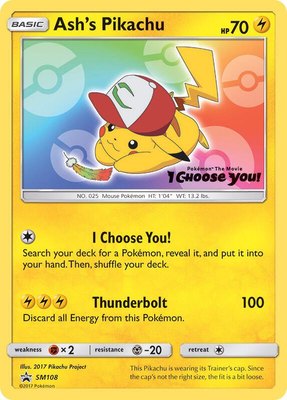 Ash's Pikachu, SM Promos