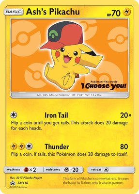 Ash's Pikachu, SM Promos
