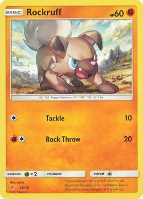 Rockruff (#29), SM Trainer Kit: Lycanroc & Alolan Raichu