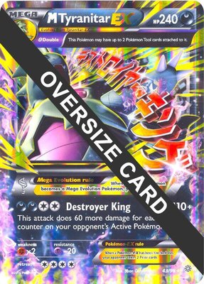 M Tyranitar EX, Jumbo Cards