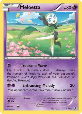 Meloetta, XY Promos
