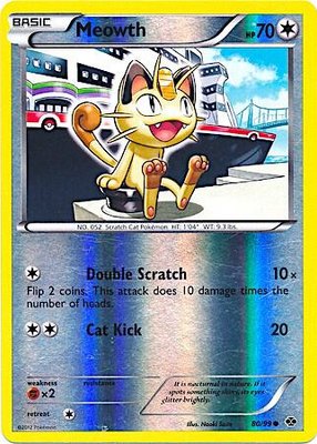 Meowth (Mirror Reverse Holo), Miscellaneous Cards & Products