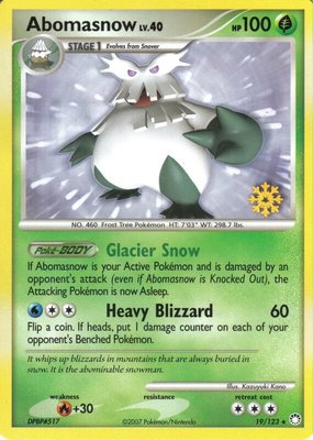 Abomasnow, Countdown Calendar Promos