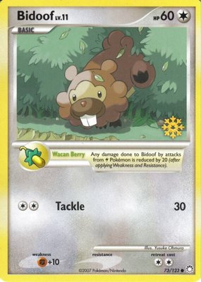 Bidoof, Countdown Calendar Promos