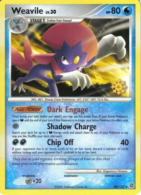 Weavile, Countdown Calendar Promos