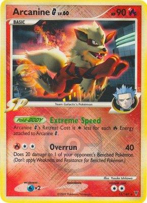 Arcanine G (League Promo), League & Championship Cards