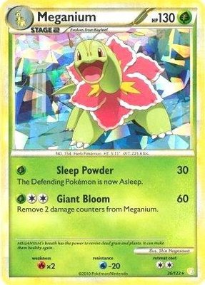 Meganium (Cracked Ice Holo), Deck Exclusives