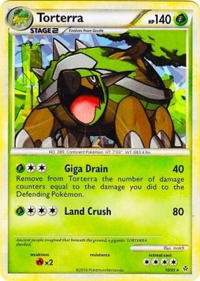 Torterra (Cracked Ice Holo), League & Championship Cards