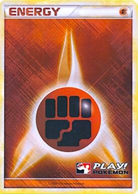 Fighting Energy (2010 Play! Pokemon), League & Championship Cards