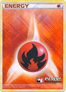 Fire Energy (2010 Play! Pokemon), League & Championship Cards