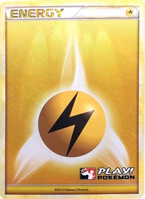 Lightning Energy (2010 Play! Pokemon), League & Championship Cards