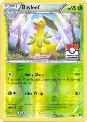 Bayleef (Pokemon League), League & Championship Cards